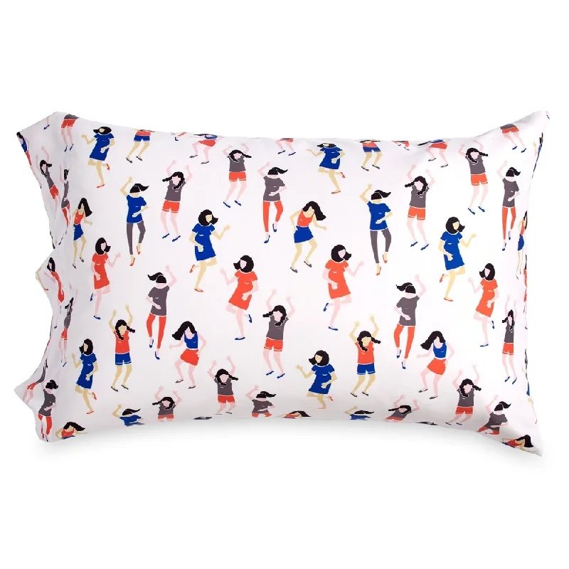 Scribble Dancers Standard Pillowcase