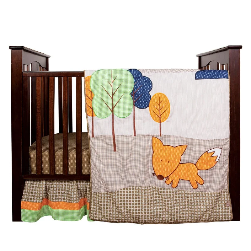 Trend Lab Friendly Fox 3-Piece Crib Bedding Set