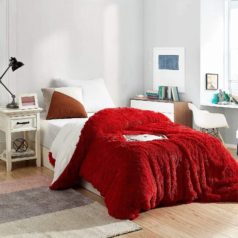 Are You Kidding - Coma Inducer® Duvet Cover - Red/White