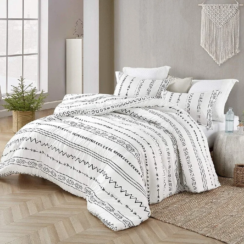 Arrow Black and White Comforter - 100% Cotton