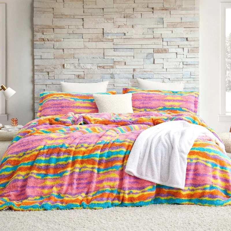 Cozy Rivers - Coma Inducer® Oversized Comforter Set - Sherbet