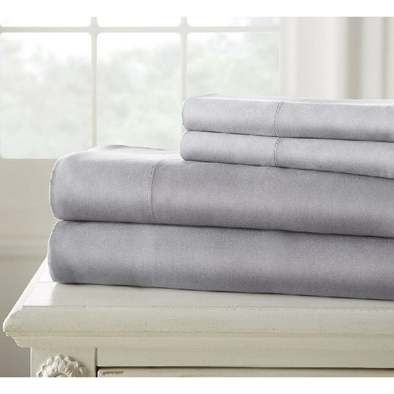 French Impression Oreon Bamboo Fiber 4pc Luxury Sheet Set