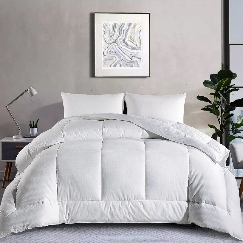 Grid Quilted All Season Down Alternative Comforter