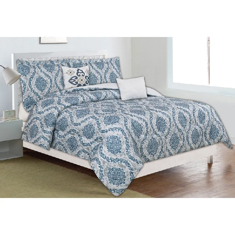 Home Dynamix Classic Trends Collection Neoteric Filigree 5-piece Comforter Set