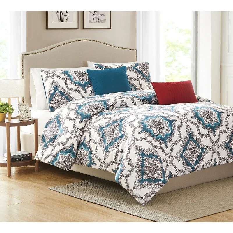 Julie 5pc Reversible Comforter Set King