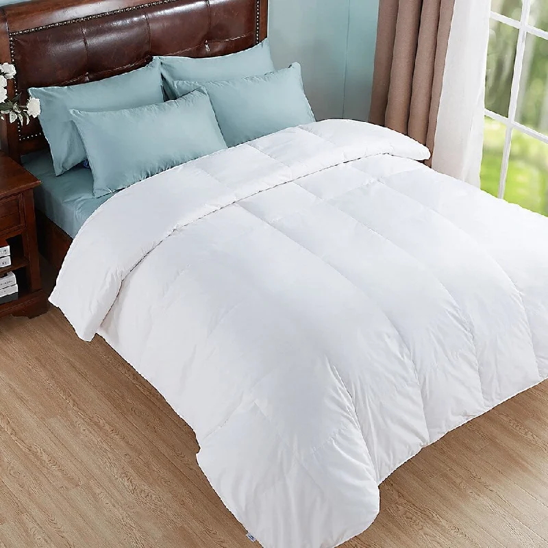 Peace Nest All Season White Down and Feather Blend Comforter