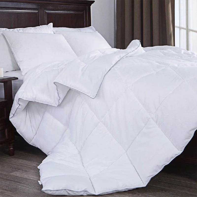 St. James Home Down Alternative Comforter with Grey Edge