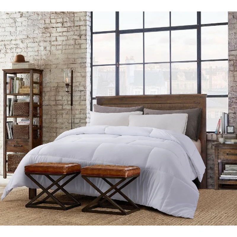 Subway Tile Stitch Down Comforter