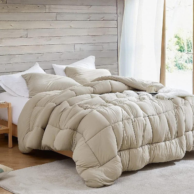 Summertime - Coma Inducer® Oversized Comforter - Cement Taupe