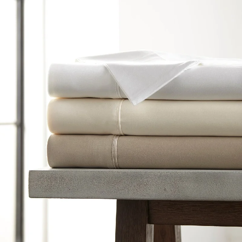 Tencel Lyocell 600 Thread Count Supreme Cotton 4-Piece Sheet Set