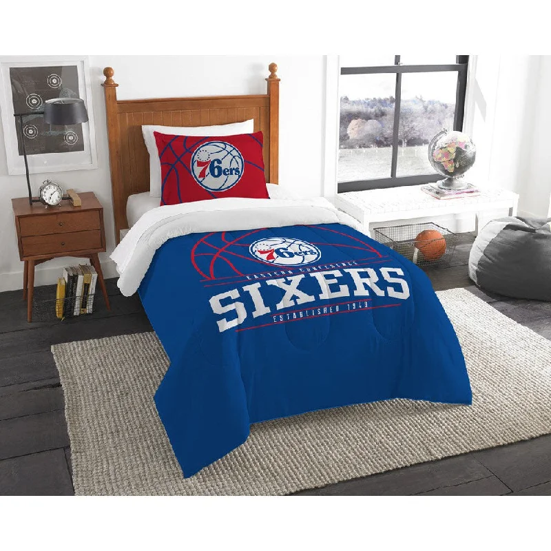 The Northwest Company NBA Philadelphia 76ers Reverse Slam Twin 2-piece Comforter Set