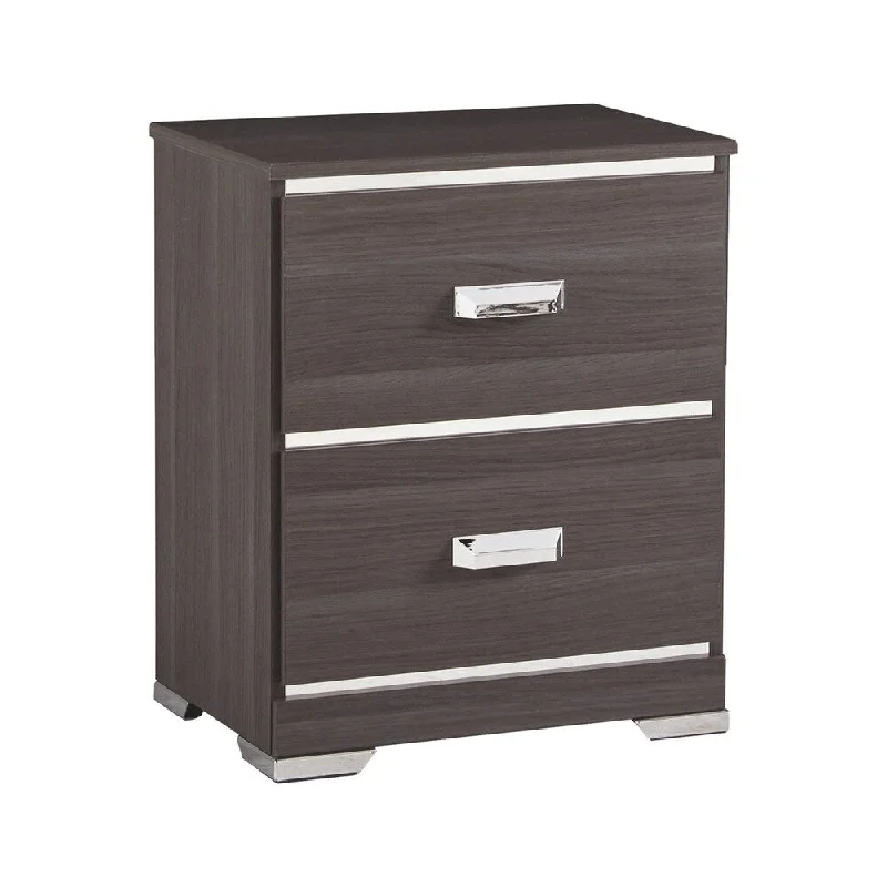 Annikus Gray Nightstand