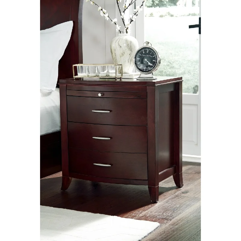 Brighton Two Drawer Nightstand in Cinnamon