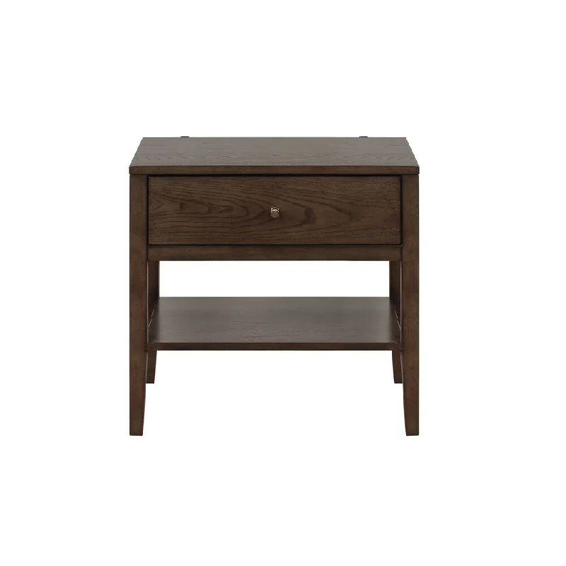 Carson Carrington Tromso Mid-century Modern Cappuccino Nightstand