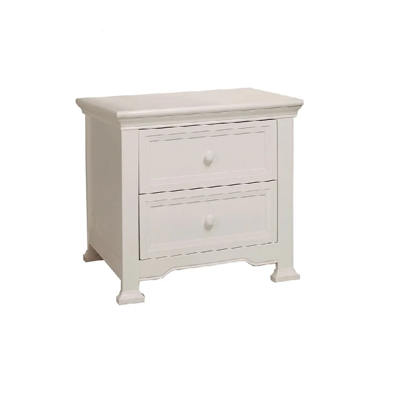 Centennial Medford 2 Drawer Nightstand- White