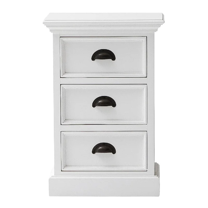 Classic Three Drawer Nightstand