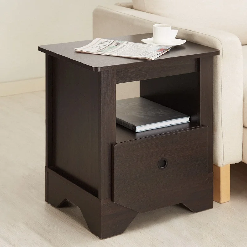 Furniture of America Espresso Maxwell Nightstand