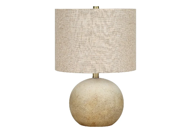 Lighting, Table Lamp, Concrete, Resin, Contemporary - Beige