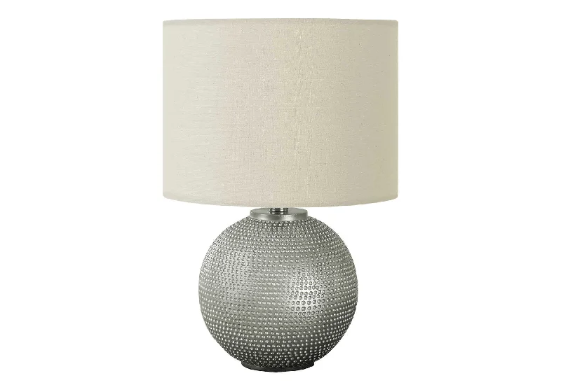 Lighting, Table Lamp, Modern - Gray, Cream