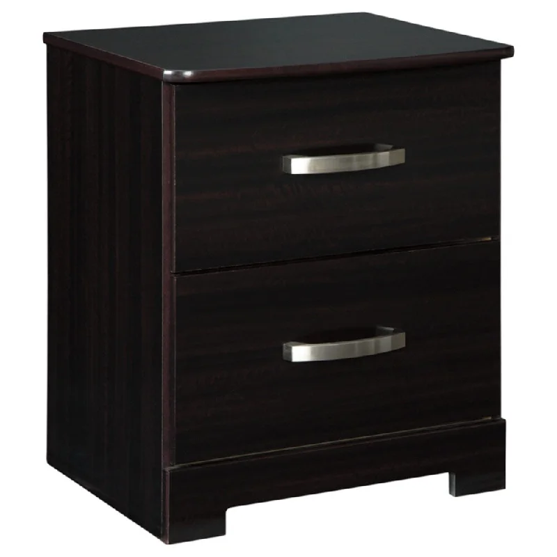 Minota Merlot Two Drawer Nightstand