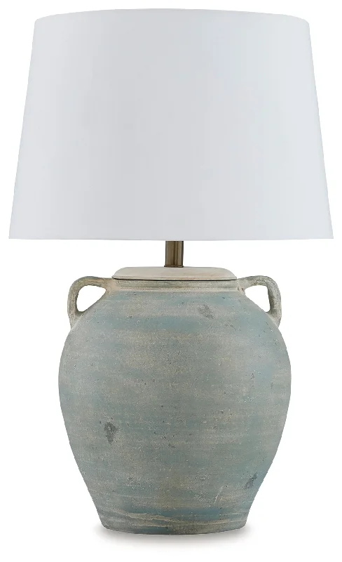 Shawburg - Antique Green - Terracotta Table Lamp