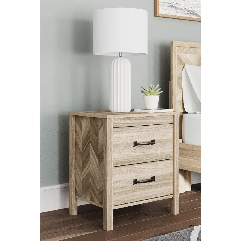 Signature Design by Ashley Battelle Tan Nightstand