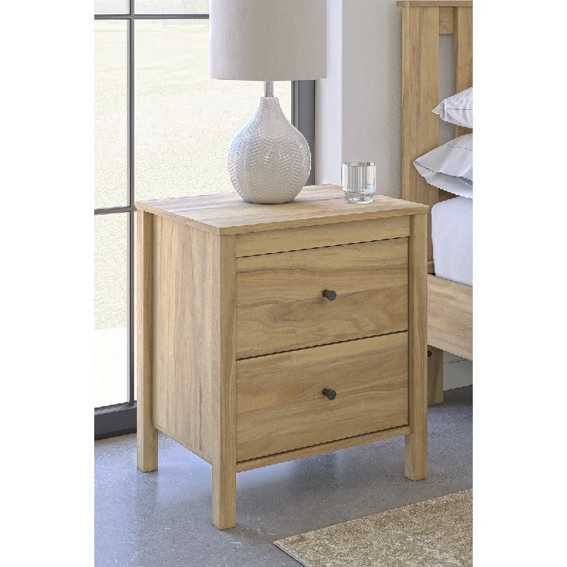 Signature Design by Ashley Bermacy Light Brown Nightstand