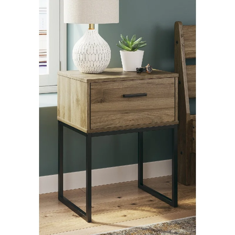 Signature Design by Ashley Deanlow Honey Nightstand