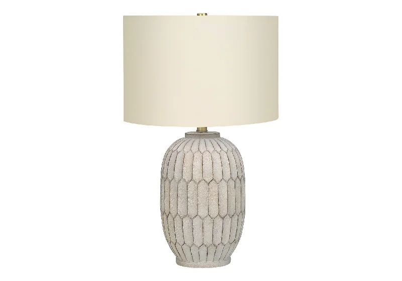 Table Lamp, Lighting, Transitional - Cream