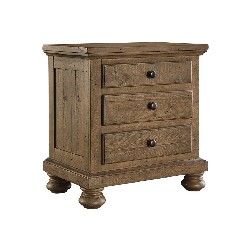 Trishley Light Brown Nightstand