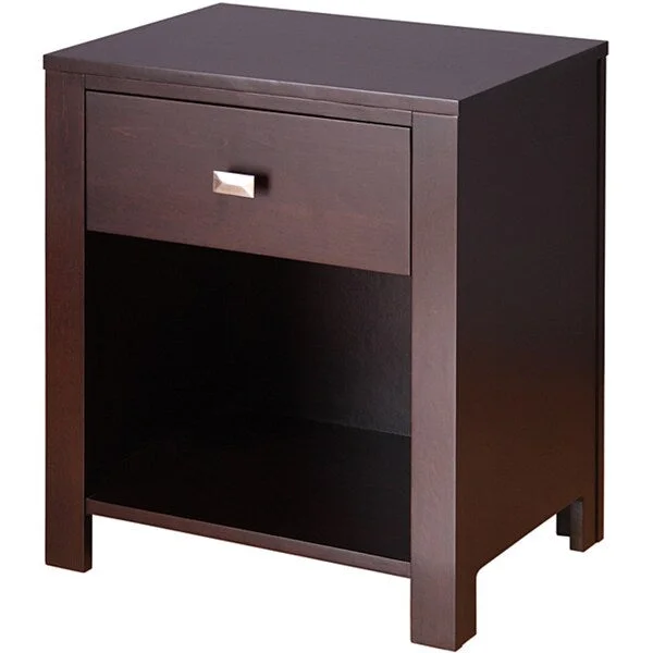 Venus Chocolate Brown Nightstand