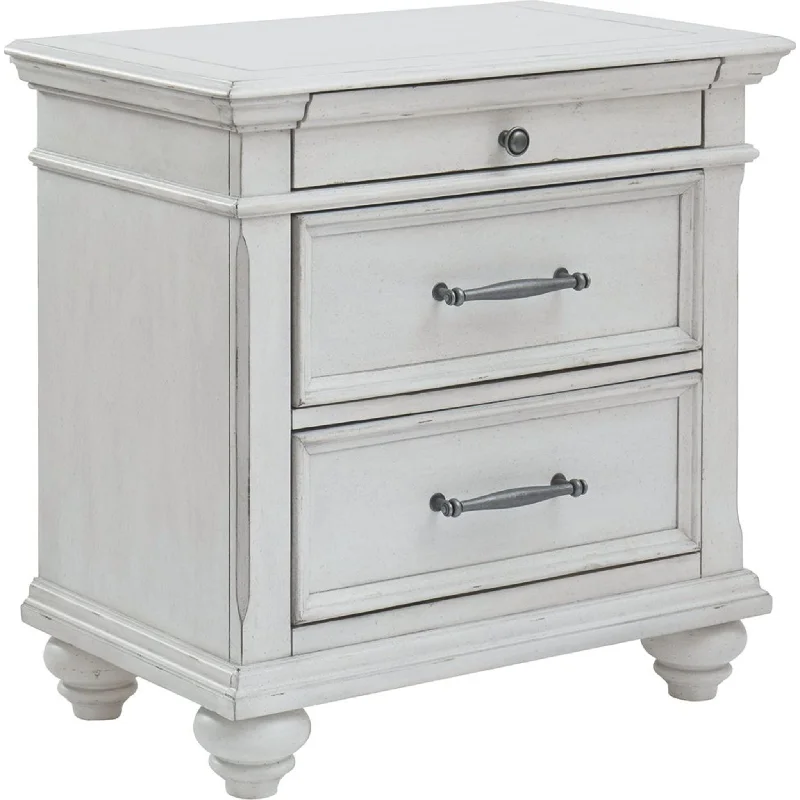 Kanwyn Nightstand - Whitewash