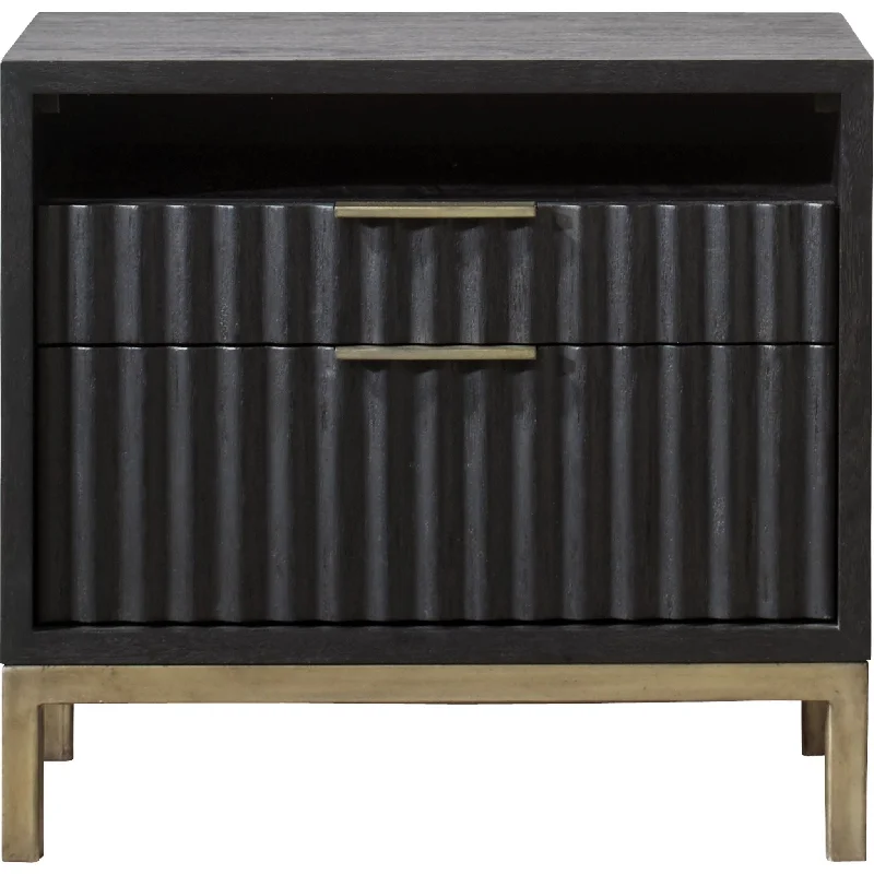 Kentfield Nightstand - Black Drift