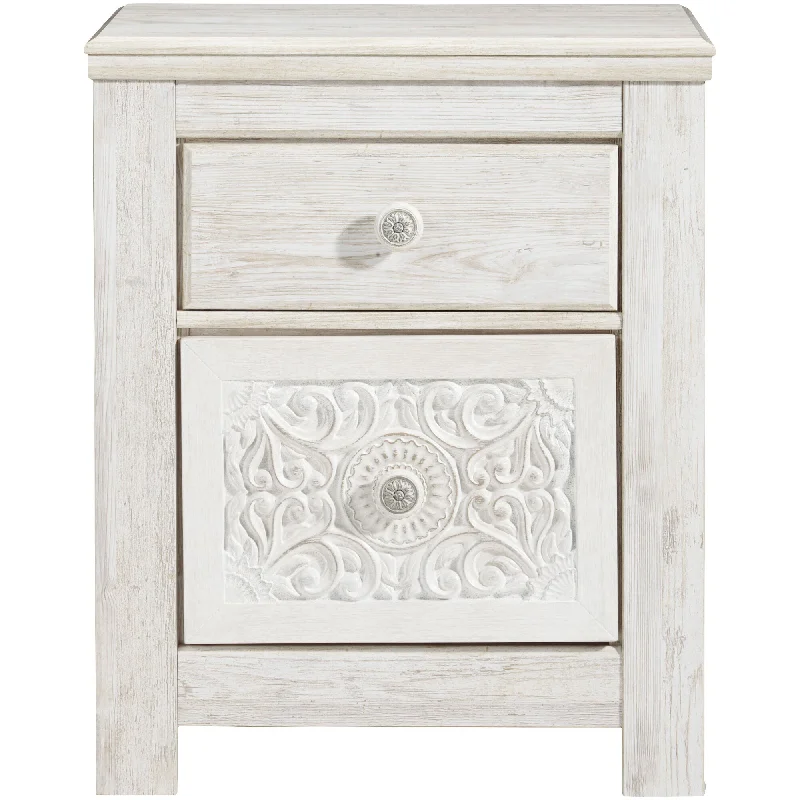 Paxberry 2 Drawer Nightstand