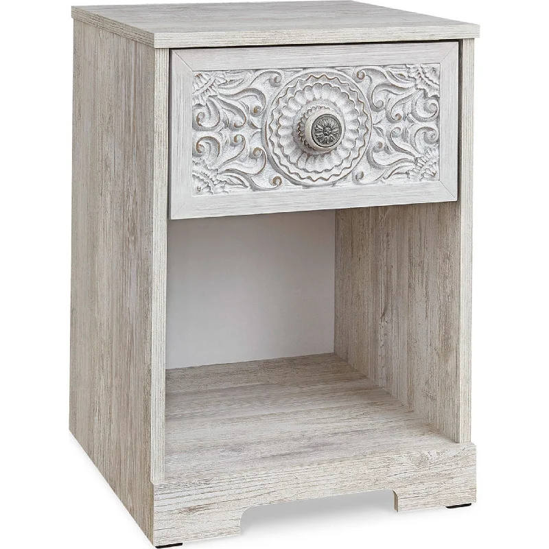 Paxberry Nightstand - Whitewash