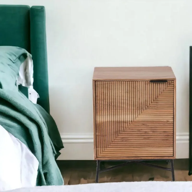 SleekLuxe Wooden Nightstand