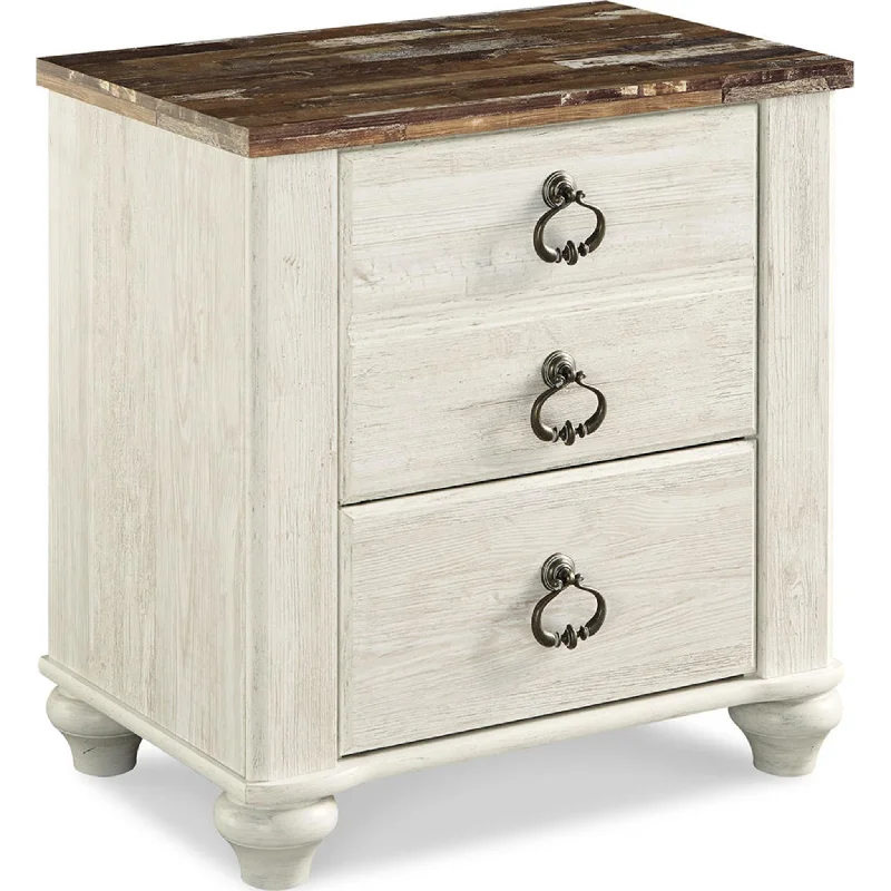 Willowton Nightstand - Whitewash